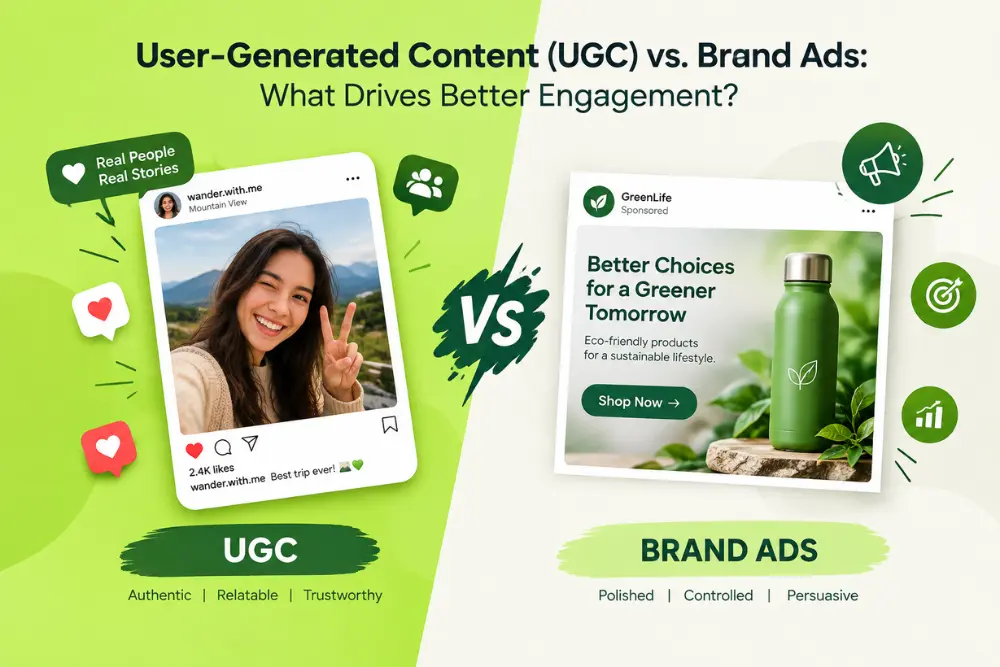 UGC vs Brand Ads Engagement Comparison